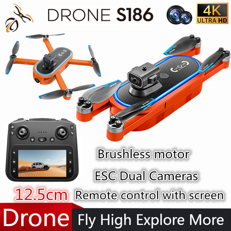 Drone Camera 4K - 2025 S186 Drone Professional 4K HD