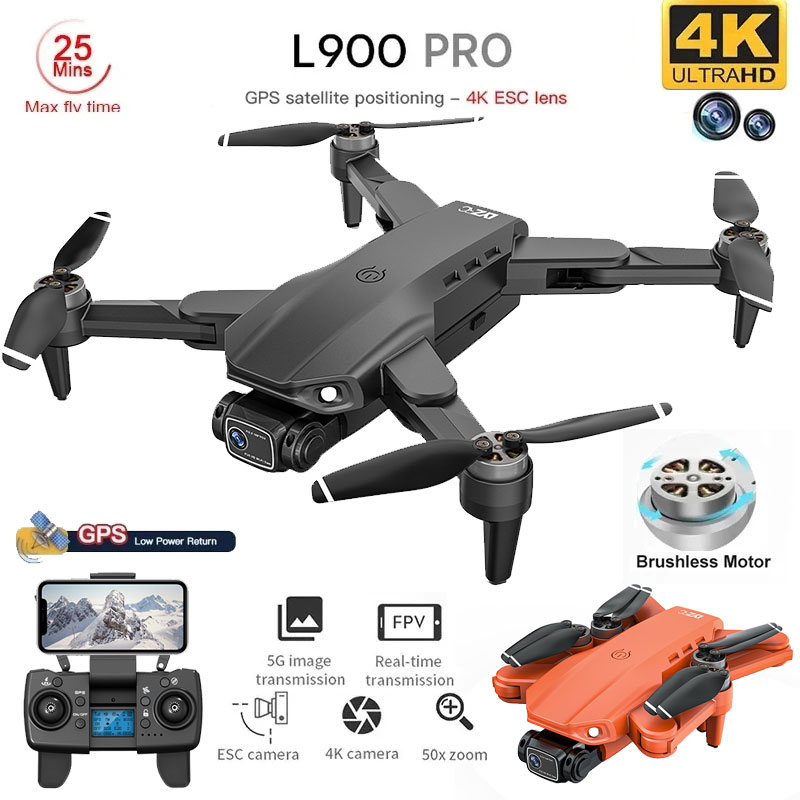 Drone Camera 4K - โดรน4K L900โปร GPS โดรน4K กล้อง HD