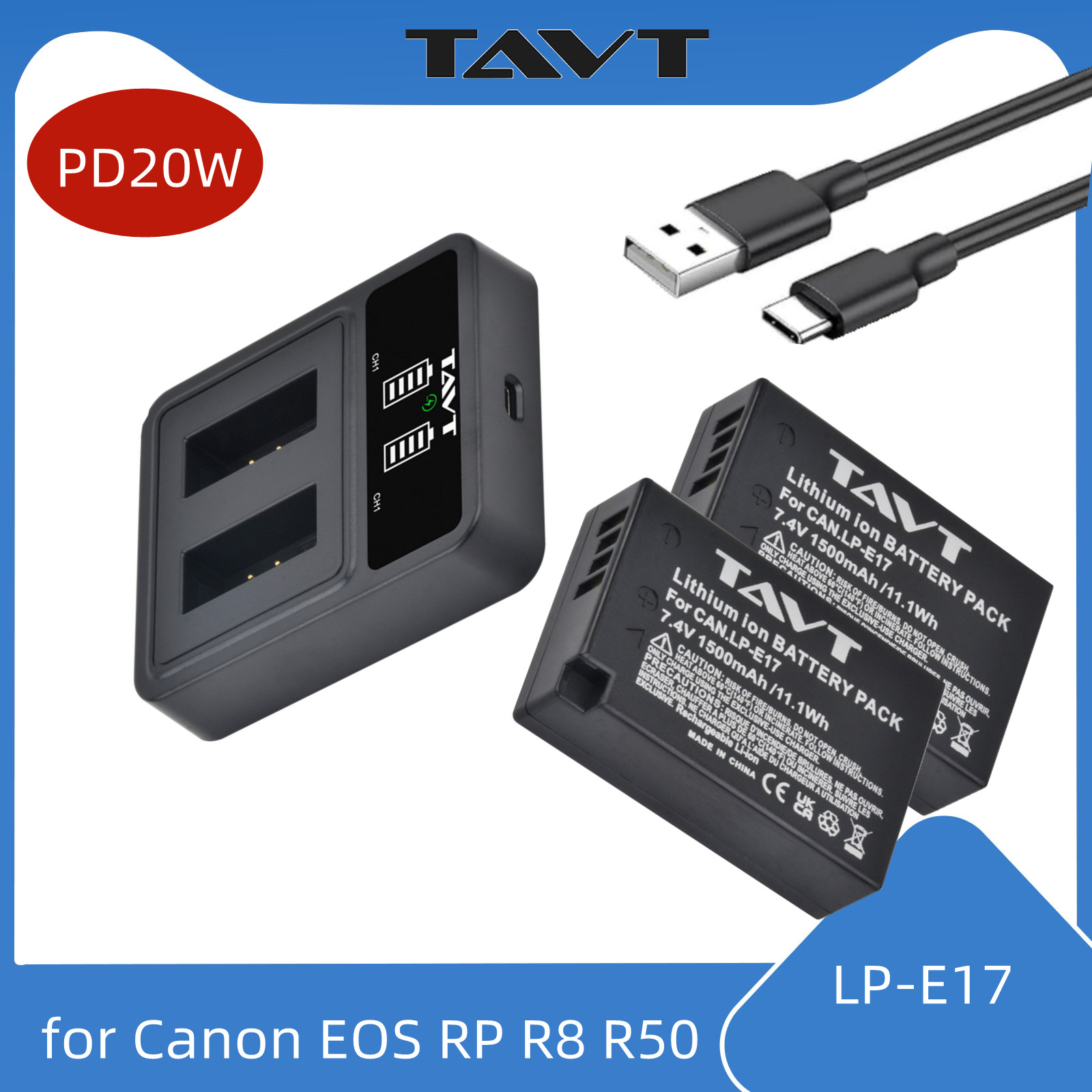 Canon Camera Eos R8 - แบตเตอรี่กล้อง LP-E17 LPE17 LP E17 +
