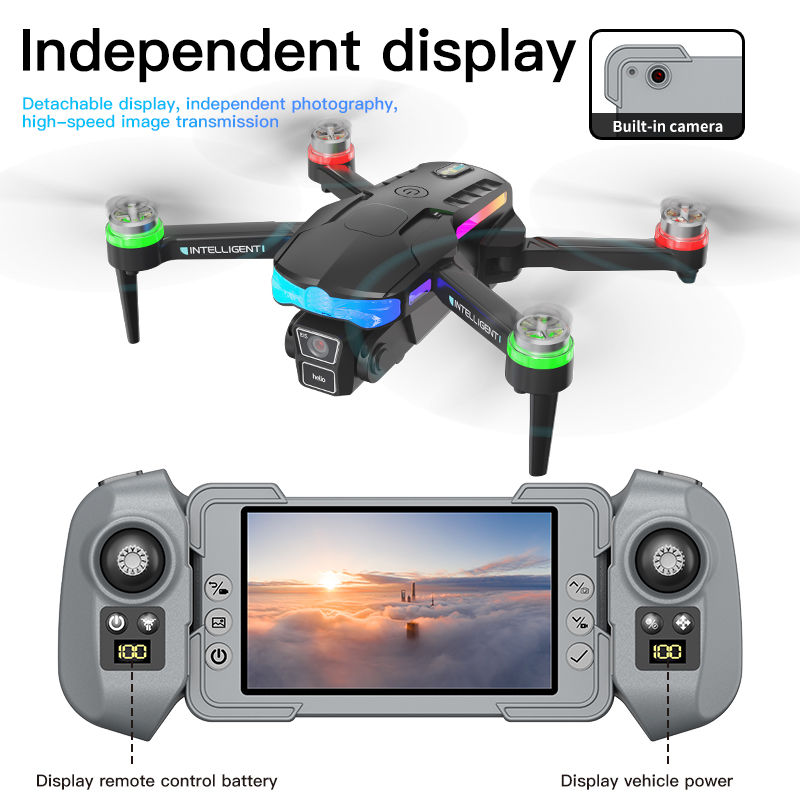 Drone Camera Professional - F177 หน้าจอควบคุม Drone 8K Professional กล้อง