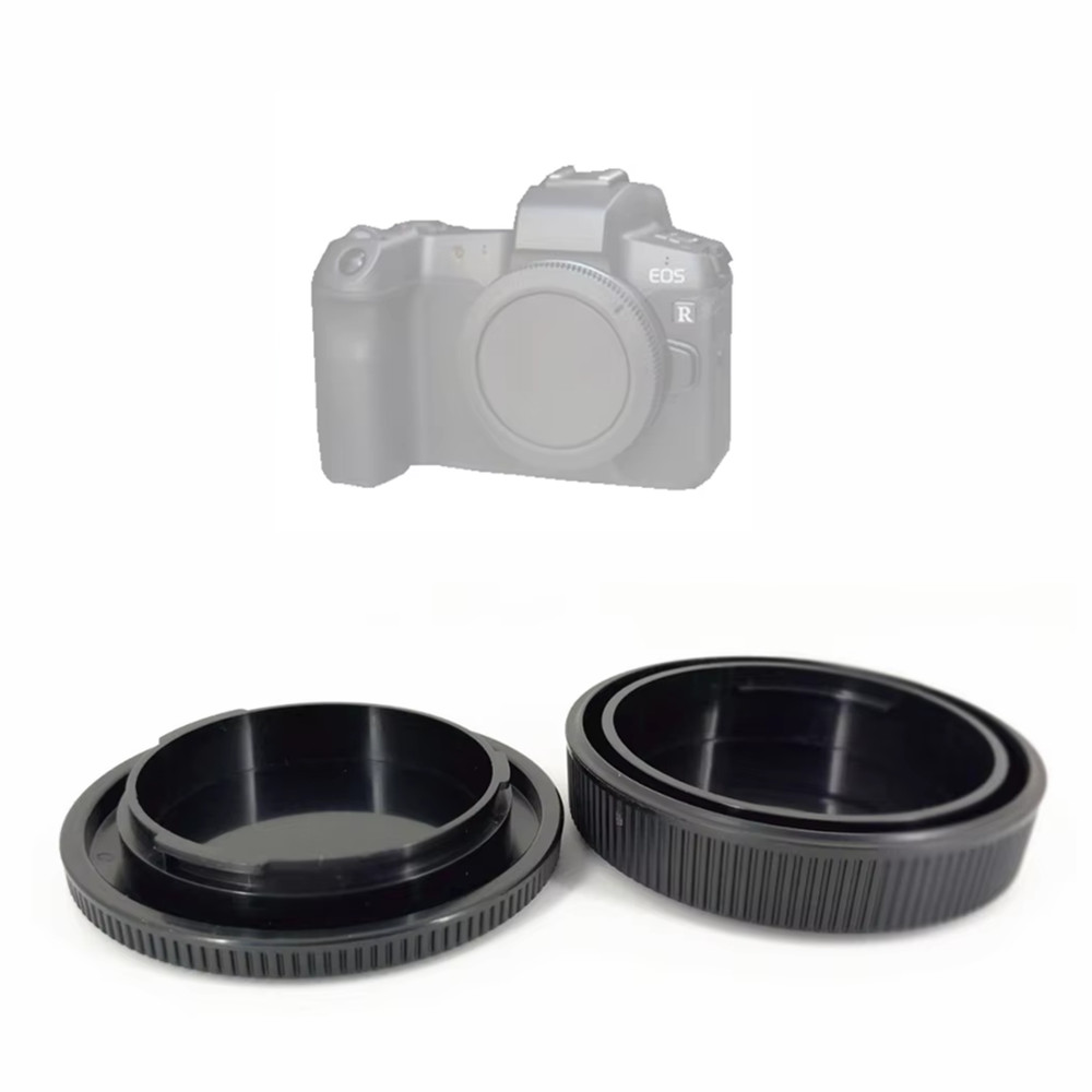 Canon Camera Eos R50 - ฝาปิดกันฝุ่นเลนส์ด้านหลัง RF + ฝาครอบตัวกล้องด้านหน้าสำหรับกล้อง Canon EOS