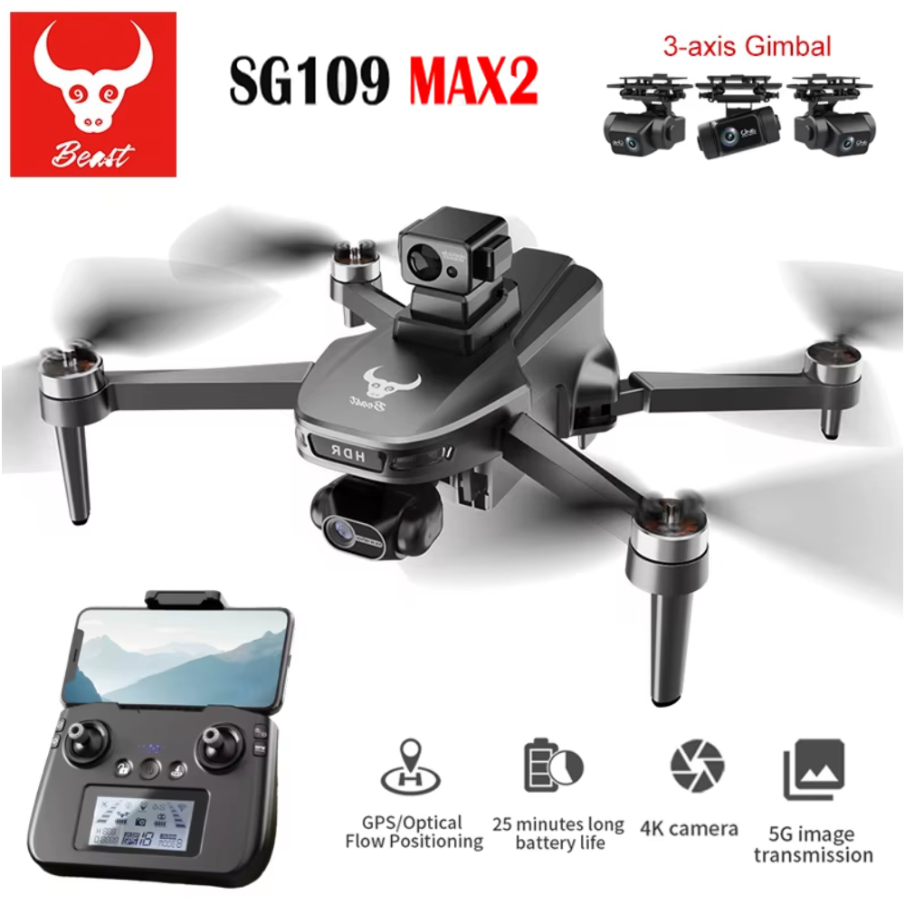 Drone Camera Professional - SG109 MAX2 Professional FPV 8K กล้อง