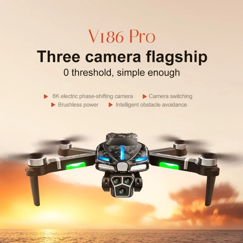 ใหม่V186 Pro Drone Professiona - Drone Camera Professional บทวิจารณ์และราคา
