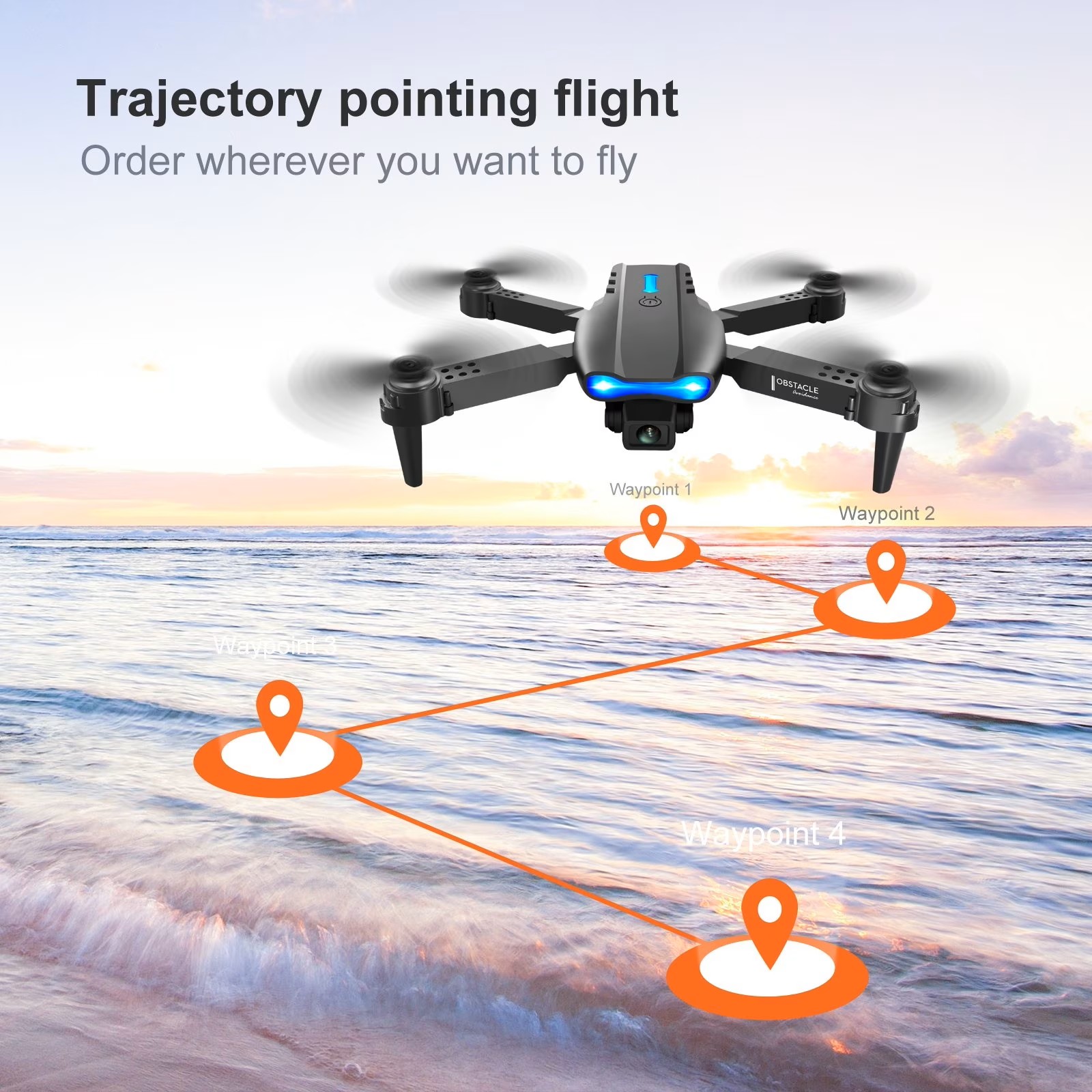 โดรนพับได้รุ่น E88PRO MAX ปี 2 - Drone Camera 4K บทวิจารณ์และราคา