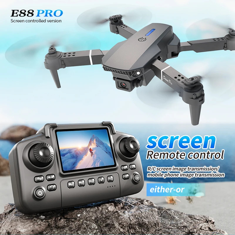 Professional E88 PRO Drone หน้ - Drone Camera Professional บทวิจารณ์และราคา
