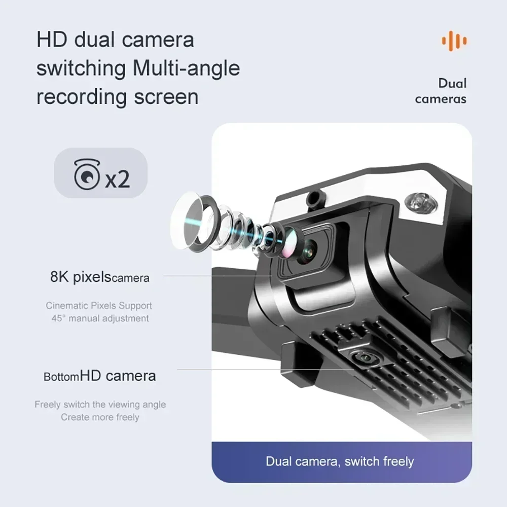 โดรน G6 Pro 8K กล้องคู่, 5G GP - Drone Camera Professional บทวิจารณ์และราคา