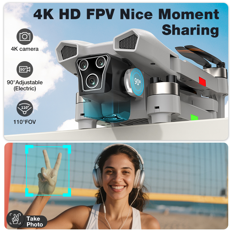 โดรนรุ่นใหม่ L017 Pro Brushles - Drone Camera Professional บทวิจารณ์และราคา