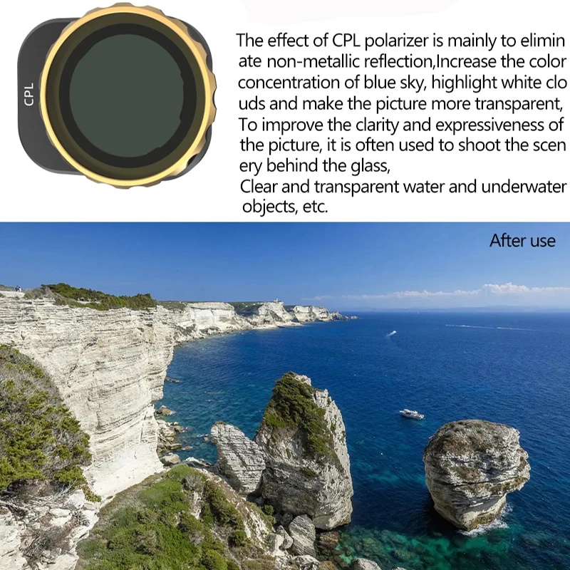 ฟิลเตอร์โดรนสำหรับกล้อง DJI Mi - Drone Camera Filter บทวิจารณ์และราคา
