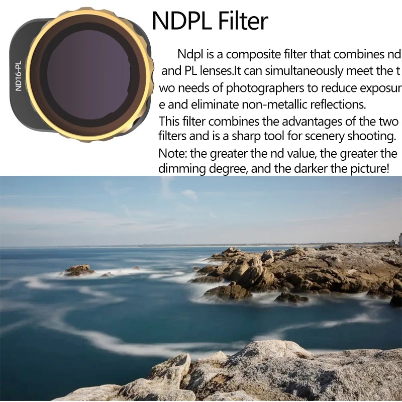 ฟิลเตอร์โดรนสำหรับกล้อง DJI Mi - Drone Camera Filter บทวิจารณ์และราคา