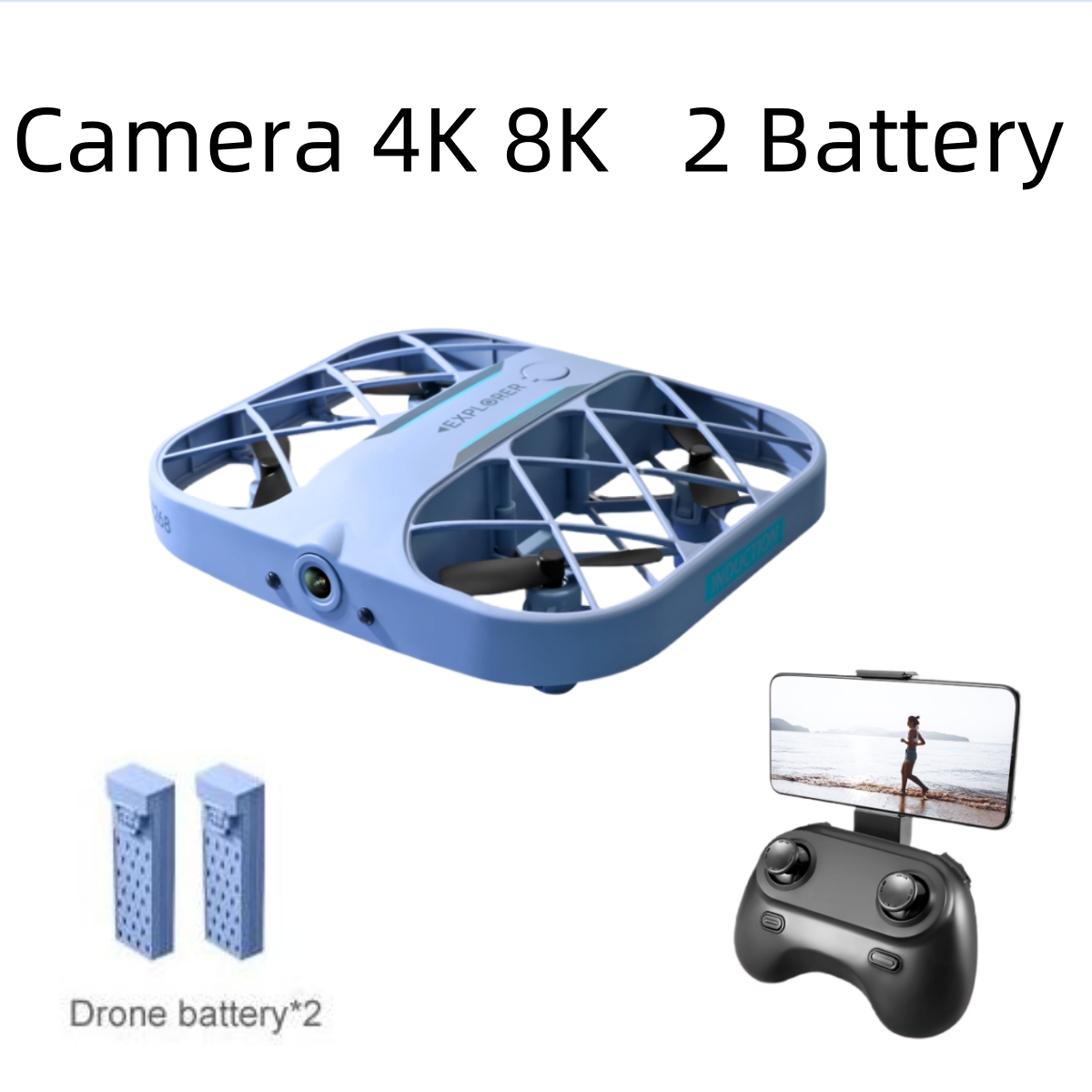 โดรน JJRC H107 FPV RC พร้อมแบต - Drone Camera 4K บทวิจารณ์และราคา