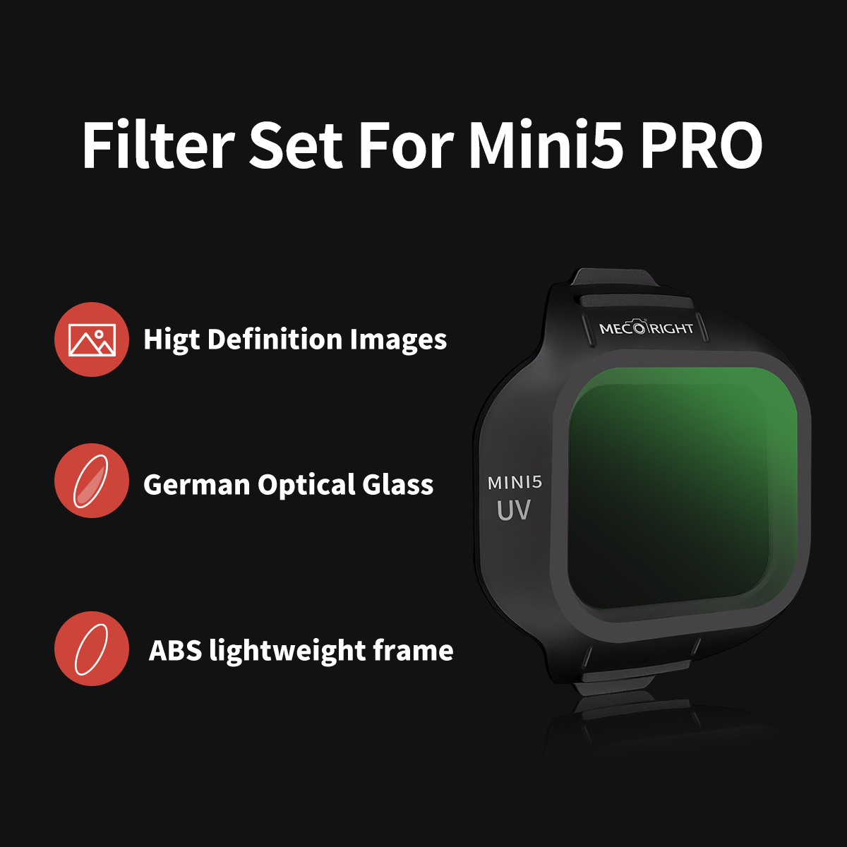 ชุดฟิลเตอร์ Mecoright สำหรับ D - Drone Camera Filter บทวิจารณ์และราคา